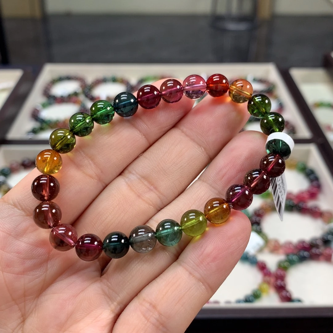 碧玺手链未镶嵌7.9左右