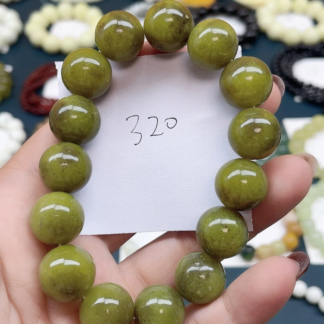 未镶嵌蛇纹石玉手串