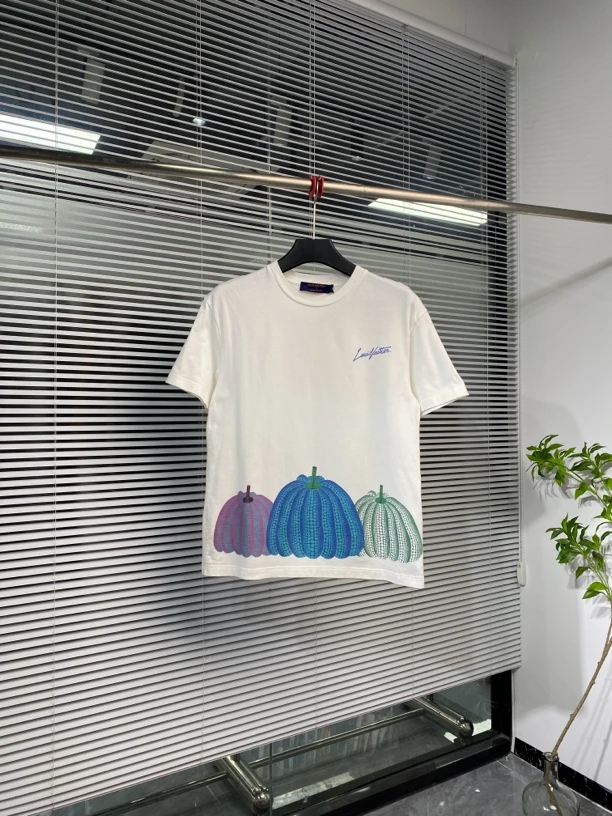 99新 LouisVuitton/路易威登 短袖 T恤 草间弥生联名 S码 ko2072