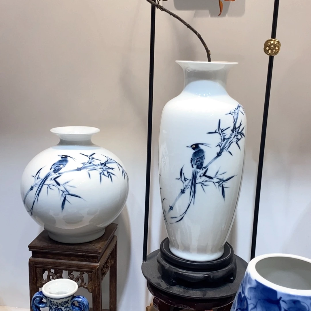 摆件景德镇陶瓷花瓶摆件