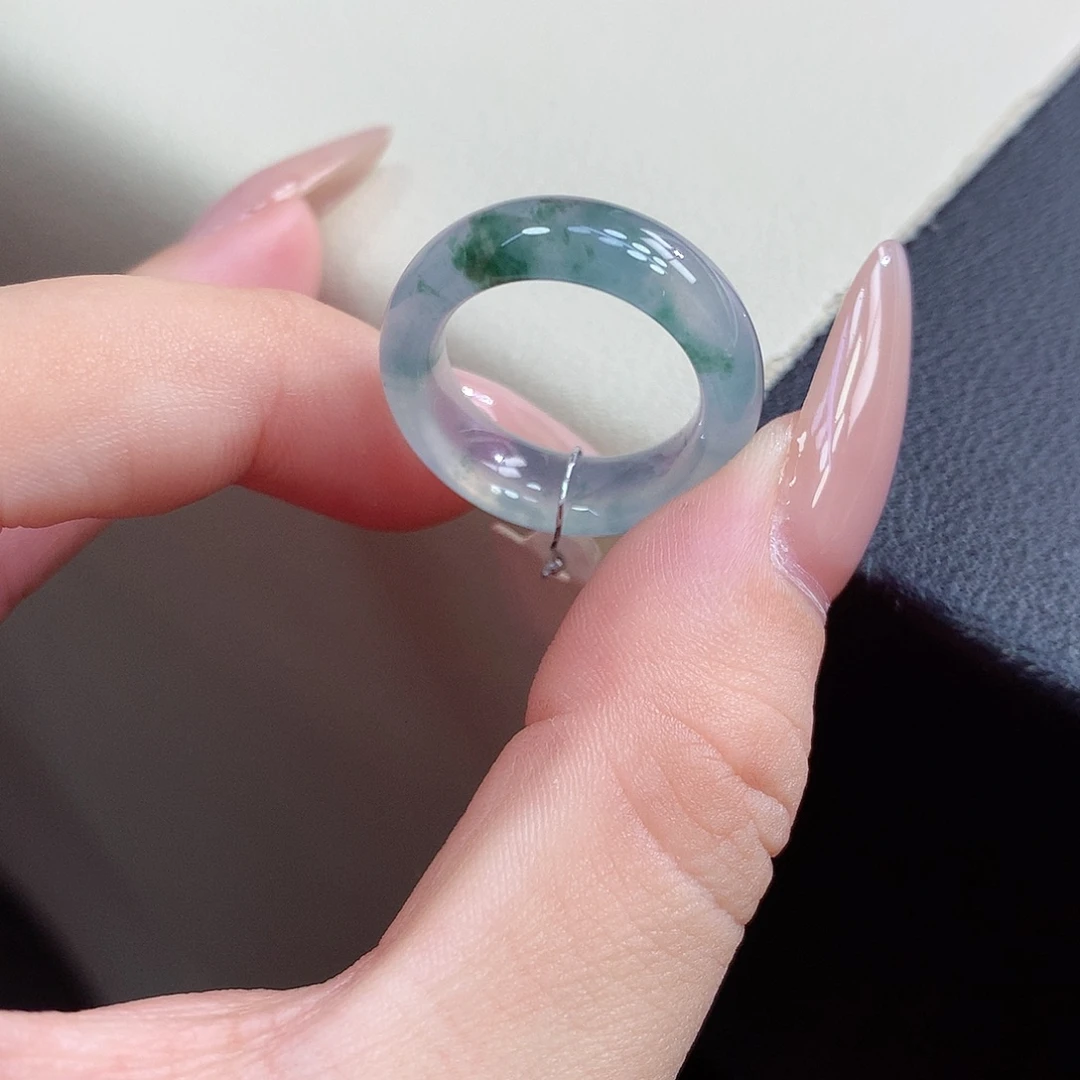 翡翠未镶嵌戒圈11-12号