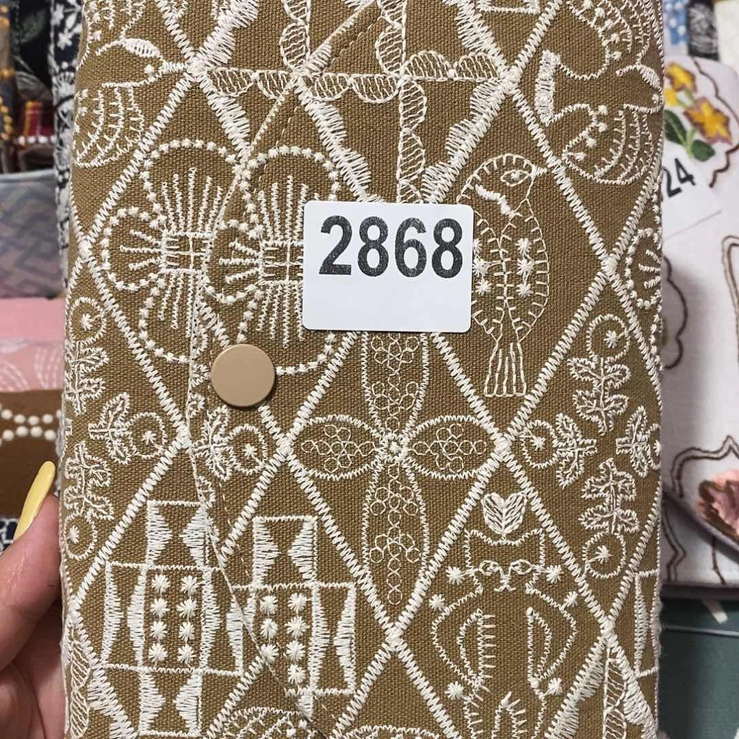 织绣A5s三折活页送纸2868