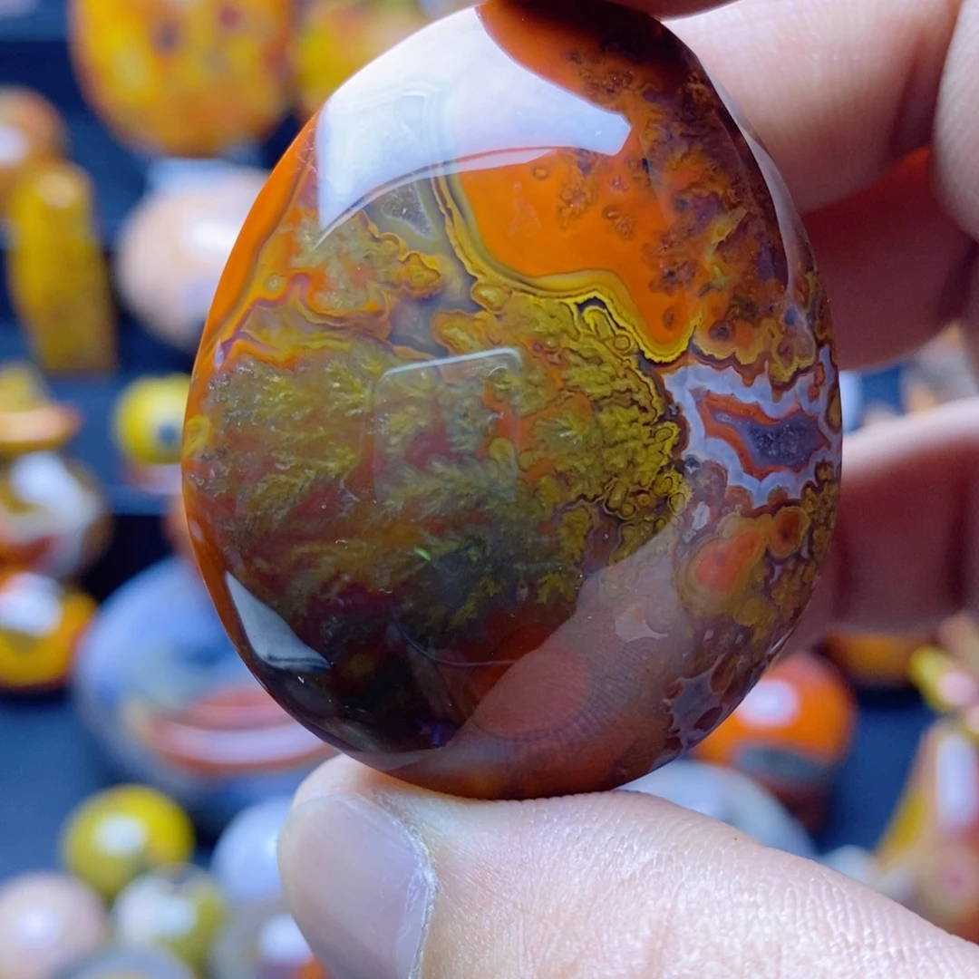 玛瑙/玉髓未镶嵌手把件