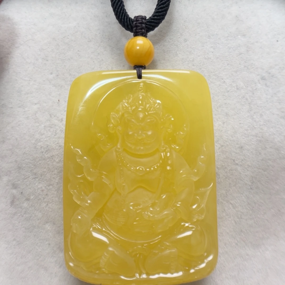 蜜蜡未镶嵌项链吊坠