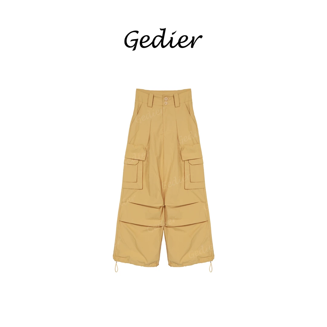 【歌蒂尔Gedier】2025年夏季工装风时尚束脚长裤KG520388Y