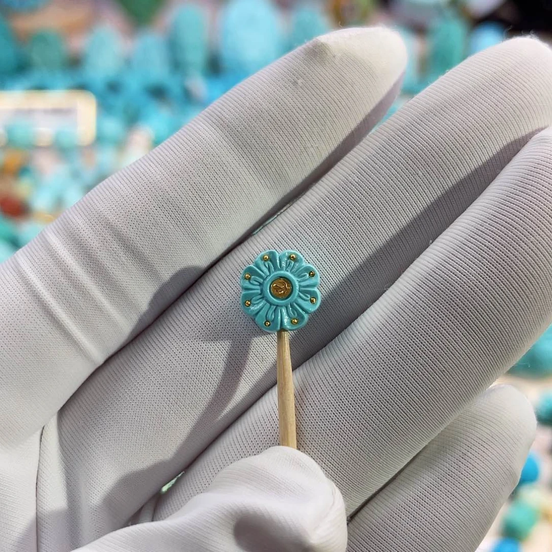 绿松石珠宝奇石未镶嵌