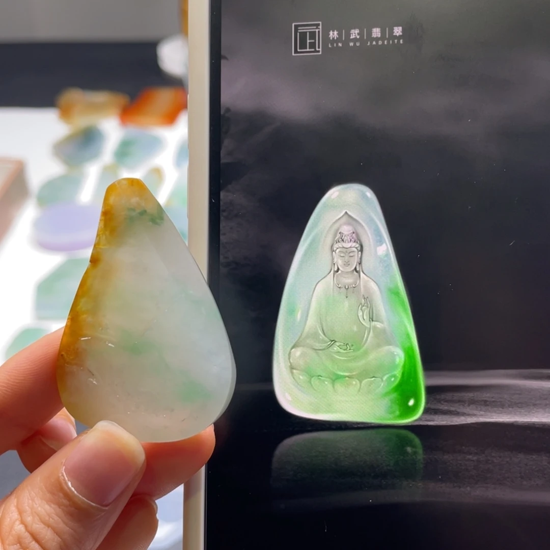 定制翡翠未镶嵌包工