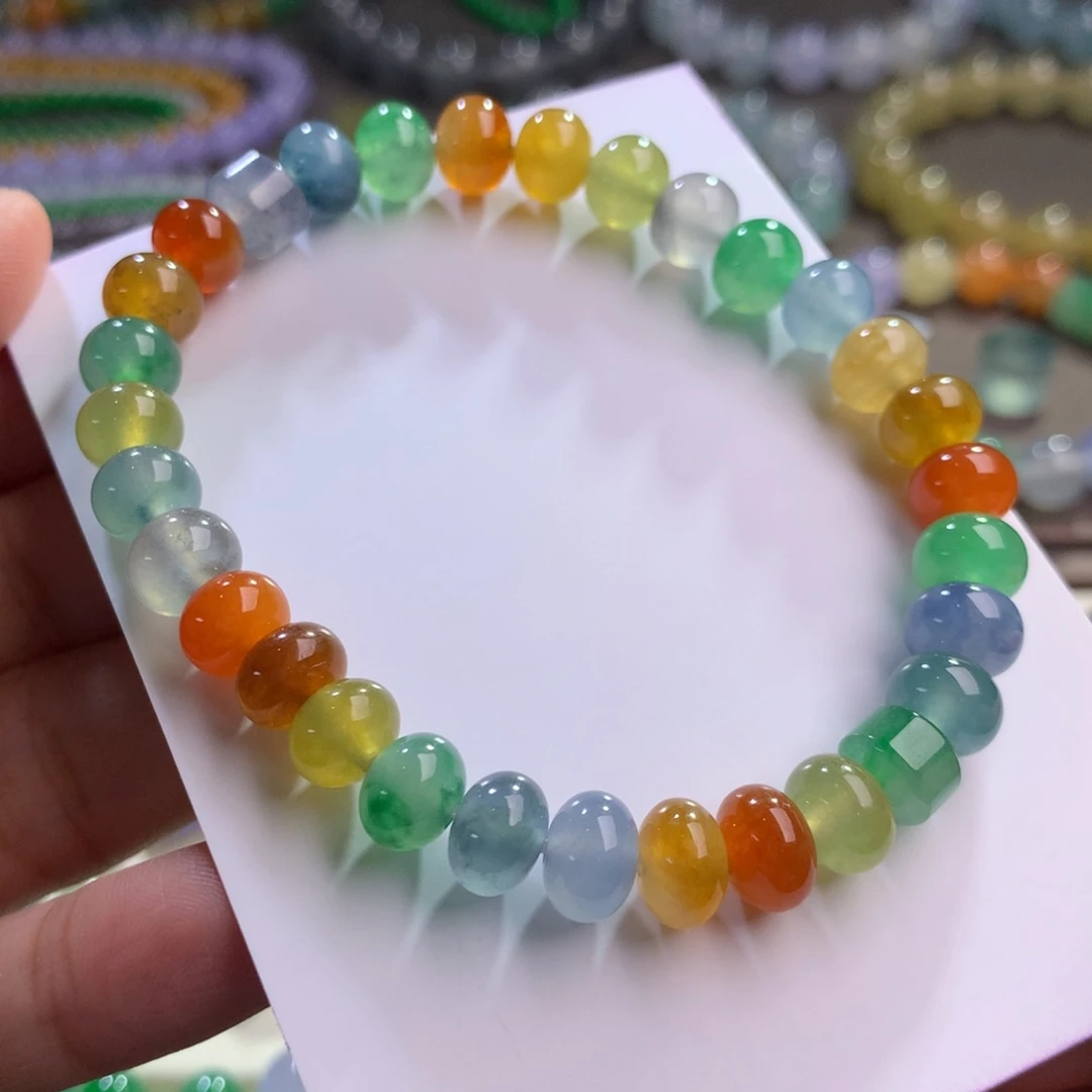 未镶嵌手链翡翠卡8