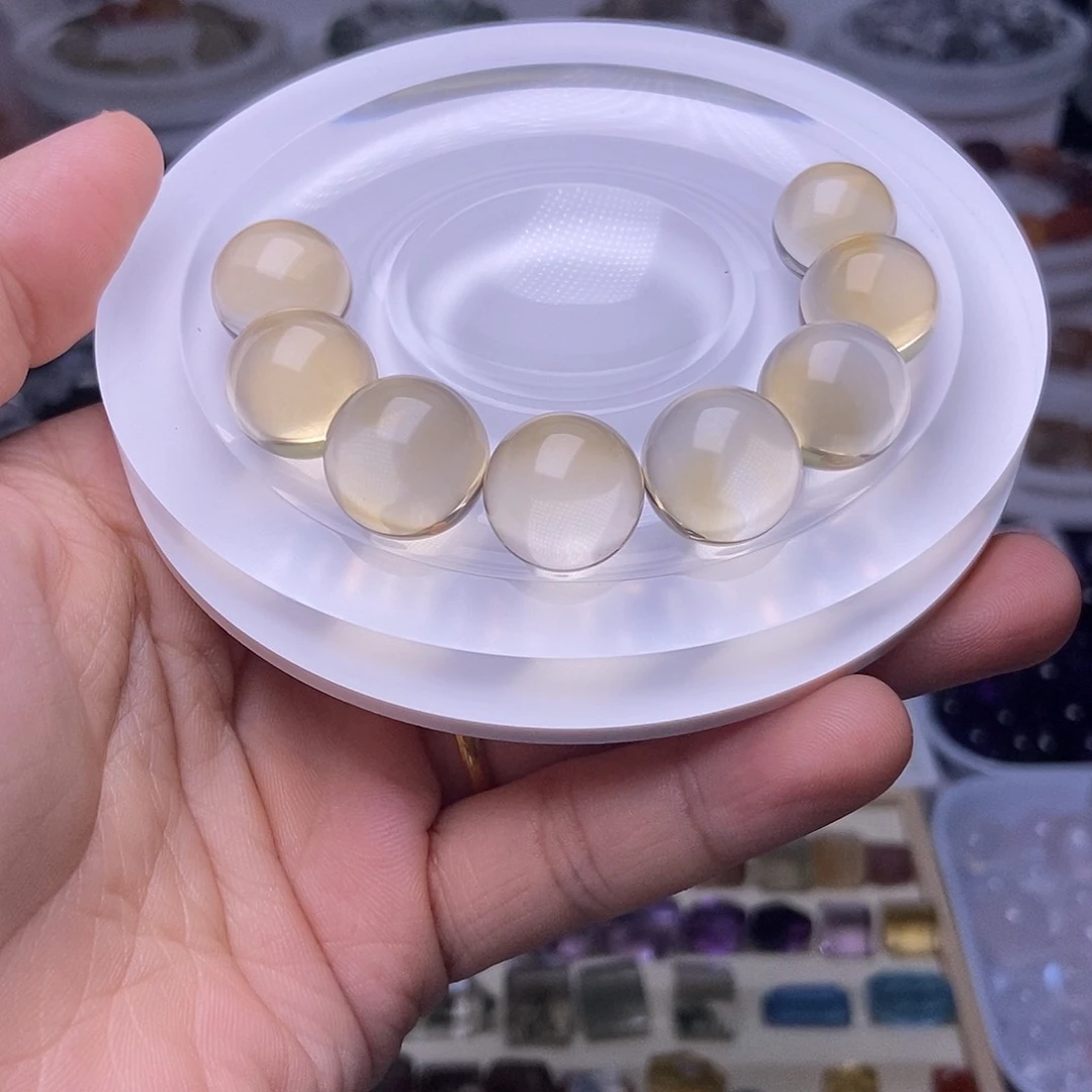 靥***耶水晶手串未镶嵌定制打孔不退换