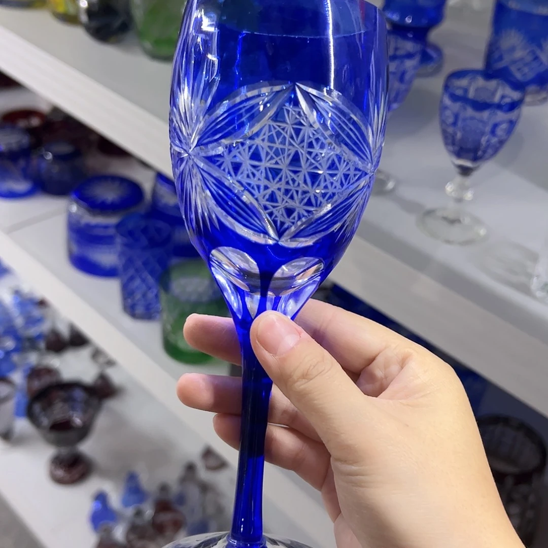 水晶玻璃平底款微瑕一个