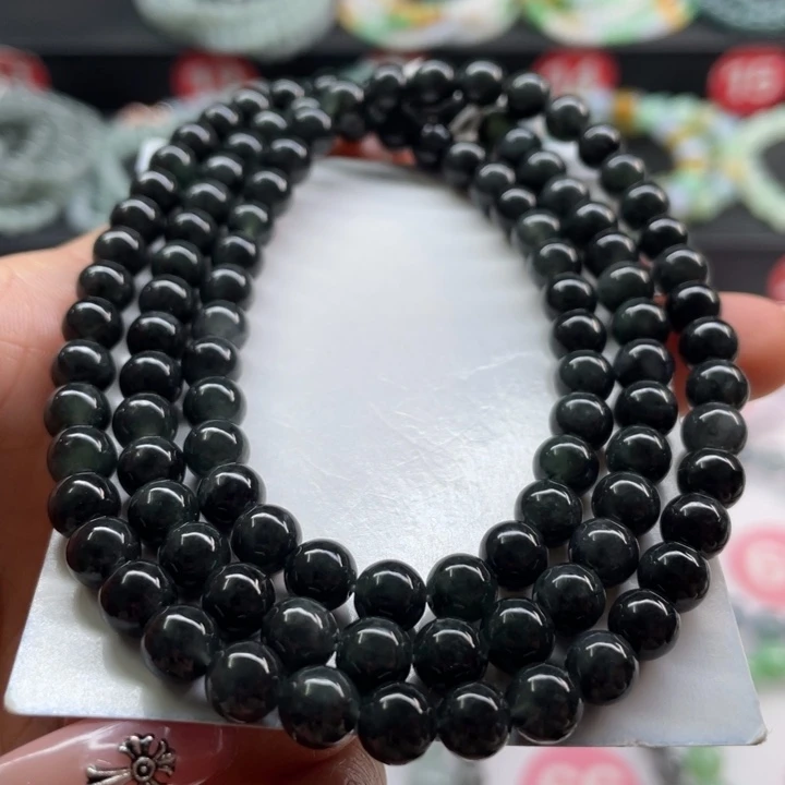 未镶嵌手链翡翠卡6.4