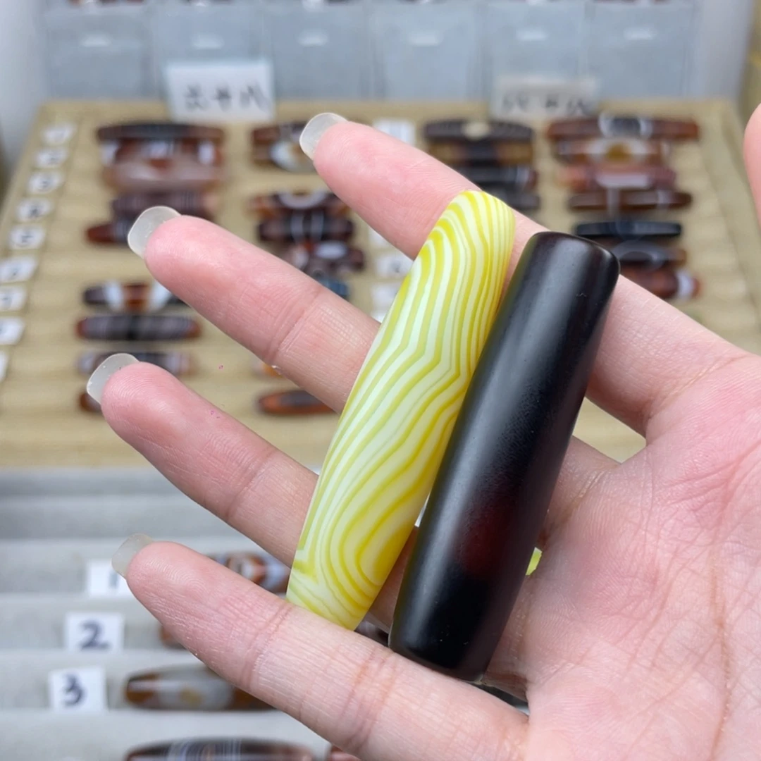 冰***河玛瑙/玉髓合金颈饰