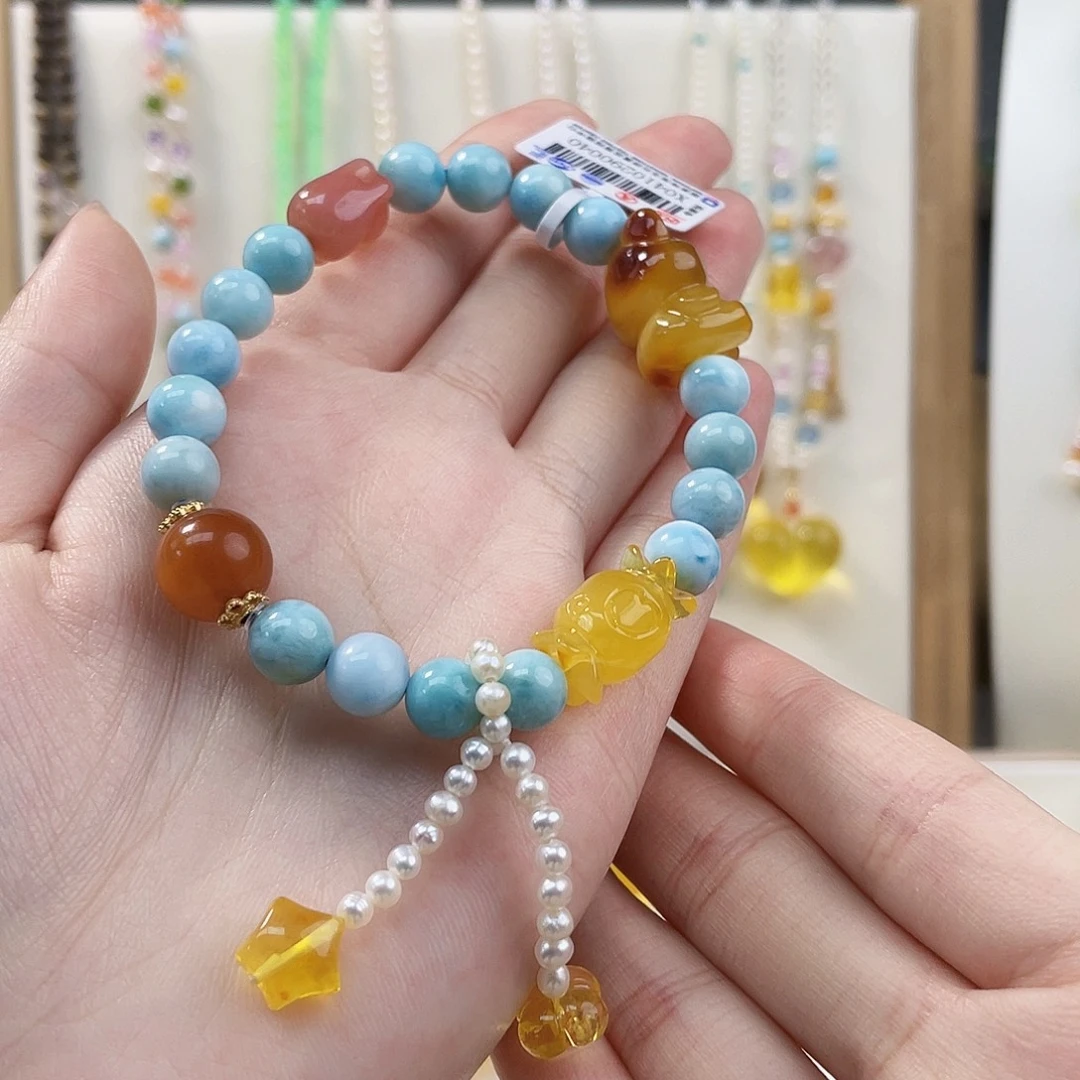 蜜蜡未镶嵌裸石蜜蜡手串