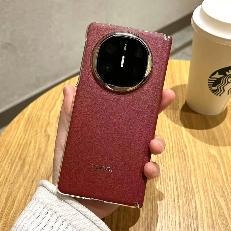 适用华为Matex6手机壳新款时尚透明边框x6典藏版无线充电磁吸铰链