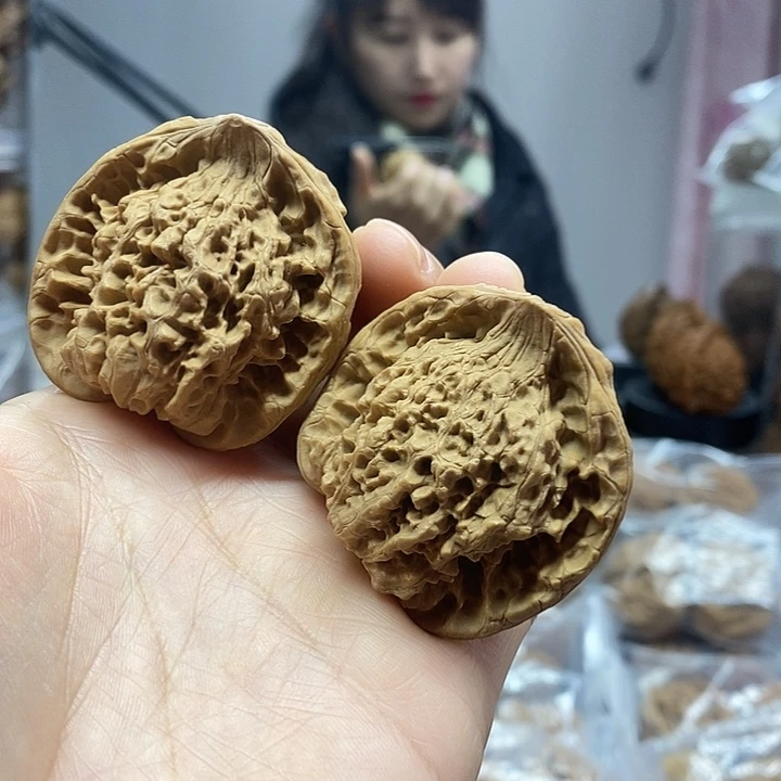 把件文玩核桃43蛇头