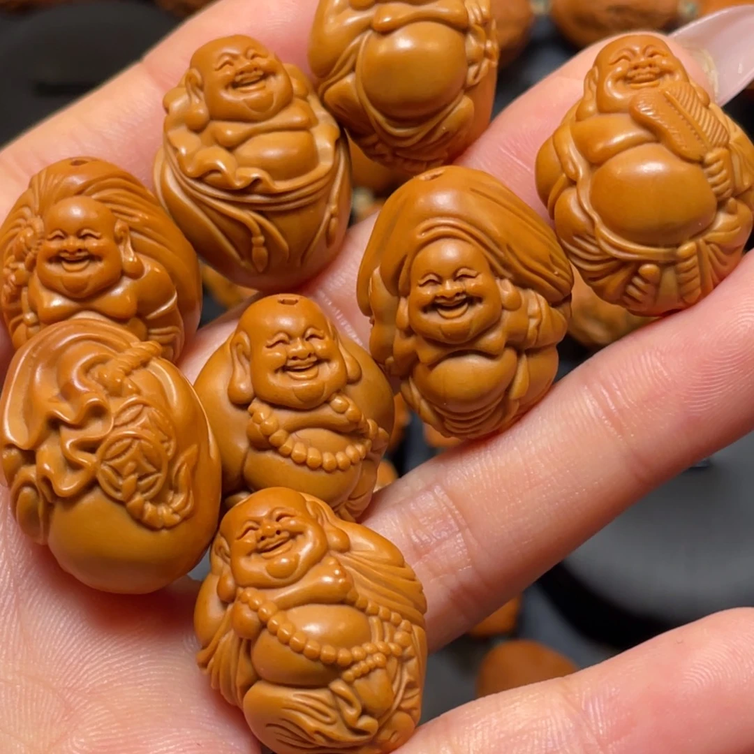 手串/手链橄榄核布袋弥勒