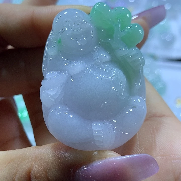 翡翠未镶嵌颈饰天然翡翠A货吊坠