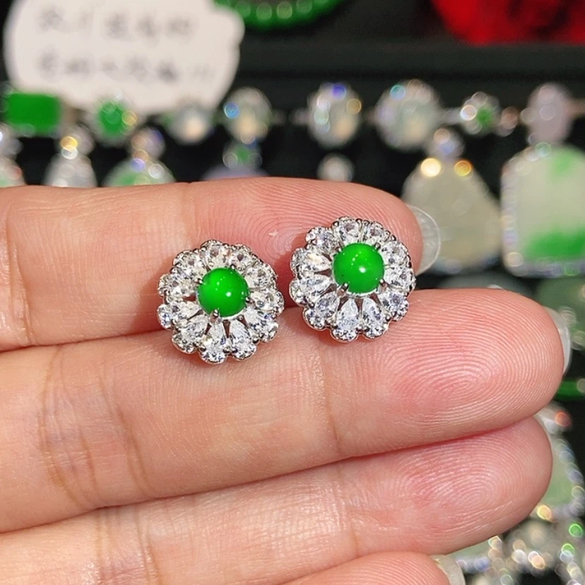 【闪购商品】未镶嵌翡翠耳饰天然翡翠