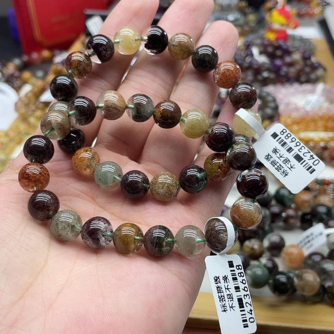 水晶手链未镶嵌多样性发货发一条