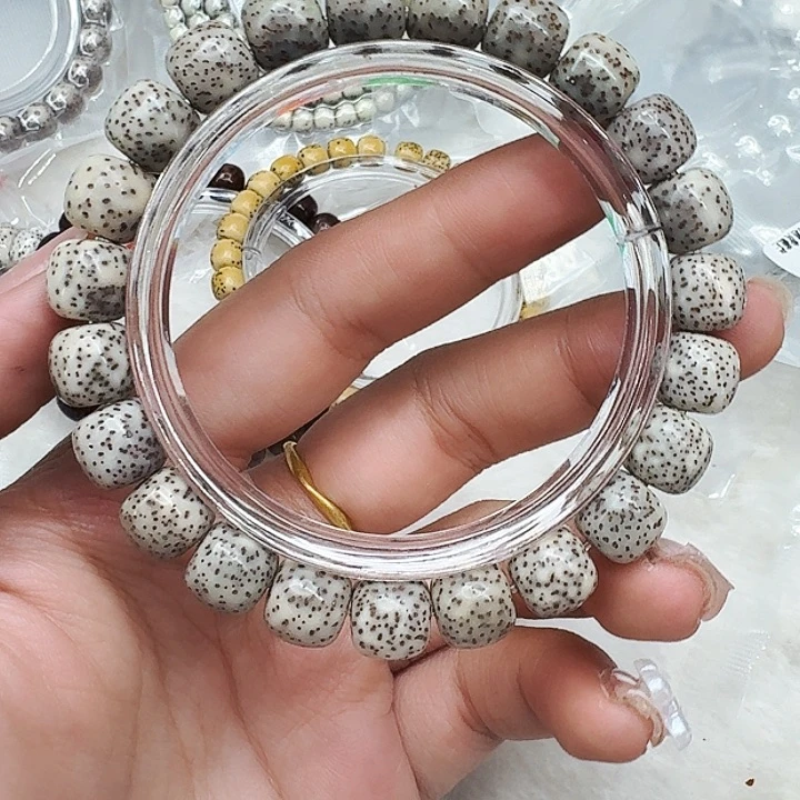 星月菩提手串349卓越灰星月菩提10桶单圈