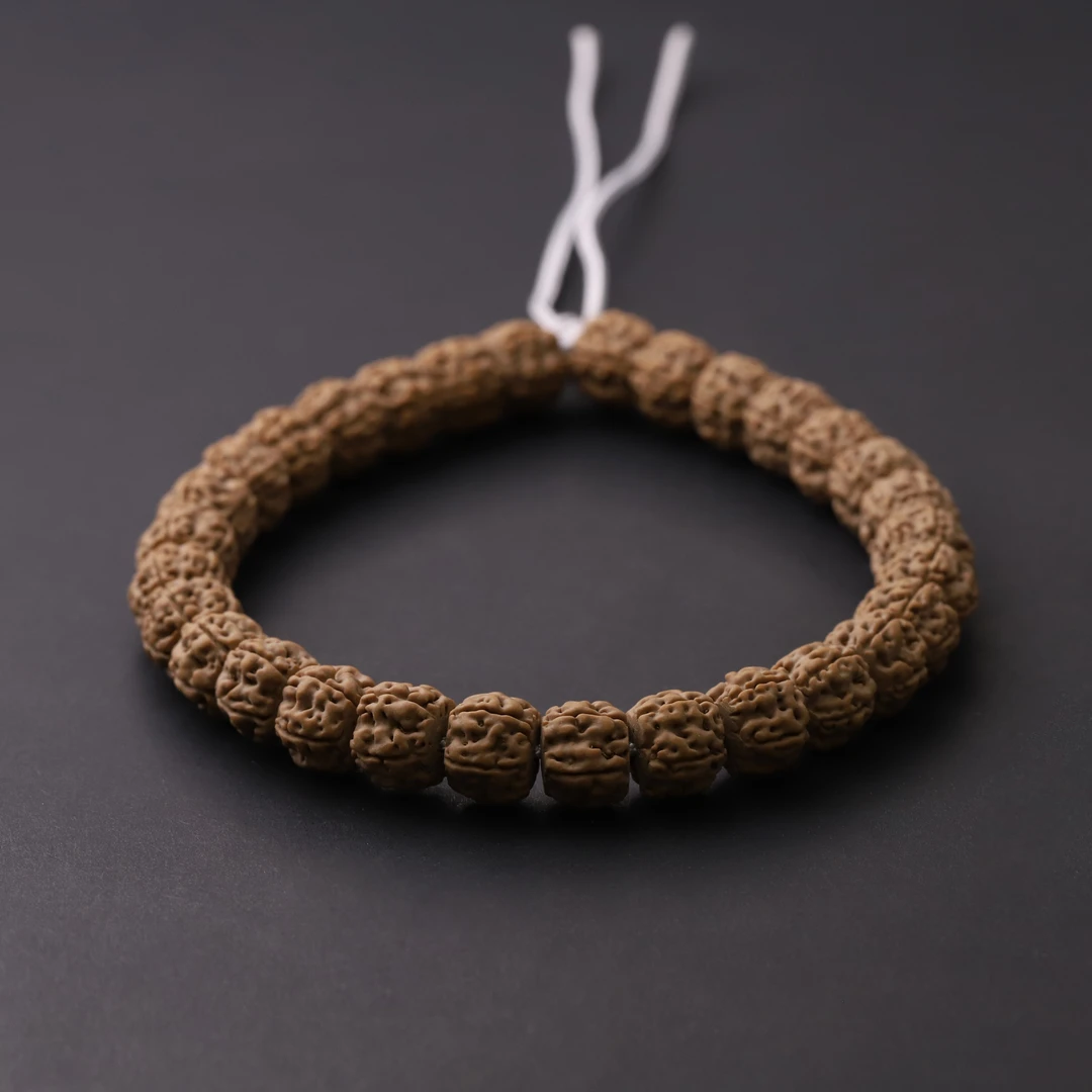 S7869【龙十三】定制玉盘龙小金刚单圈文玩手串（送工具）