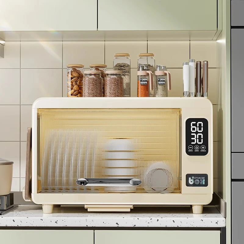 紫外线多功能消毒碗柜新款家用小型台式桌面放碗筷消毒柜烘干一体