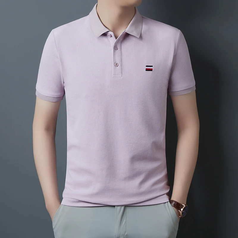 2025夏季新款商务休闲POLO衫男士透气速干翻领短袖T恤衫 PG 210