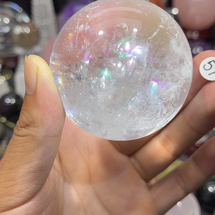 珠宝半成品未镶嵌水晶微瑕6.0