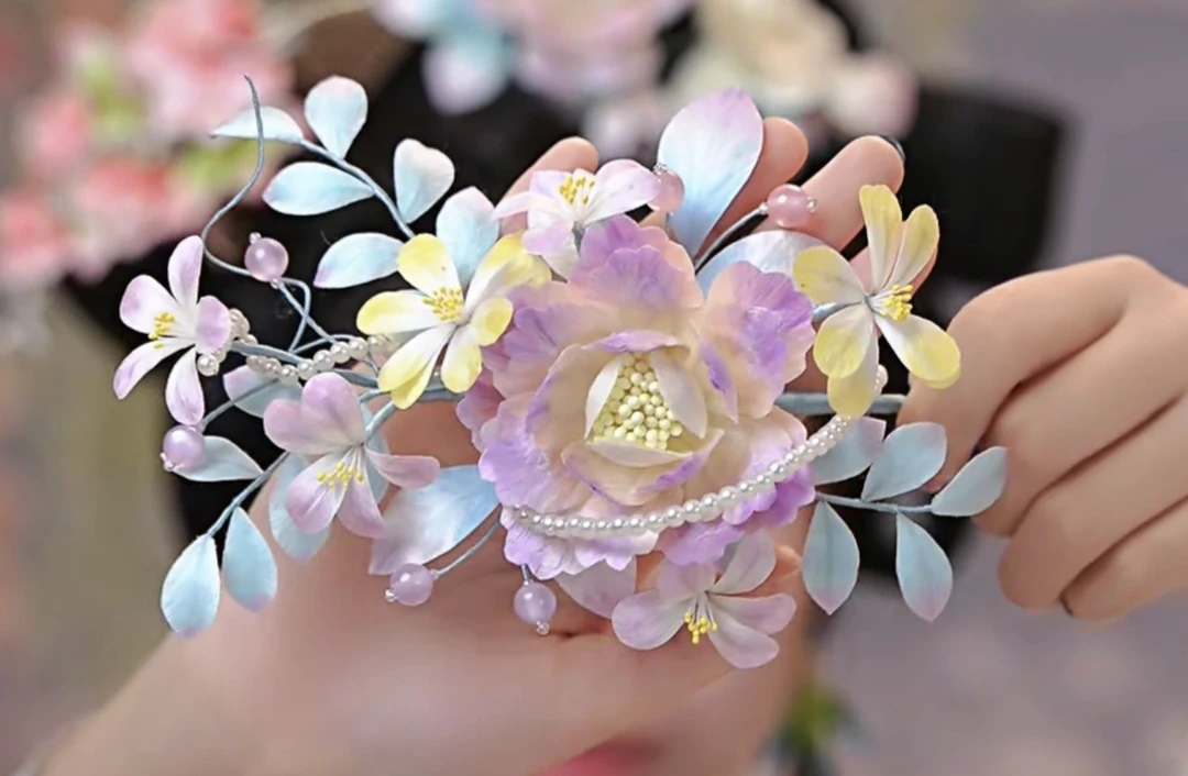 江南浔绒花 默认软簪 改主体找客服