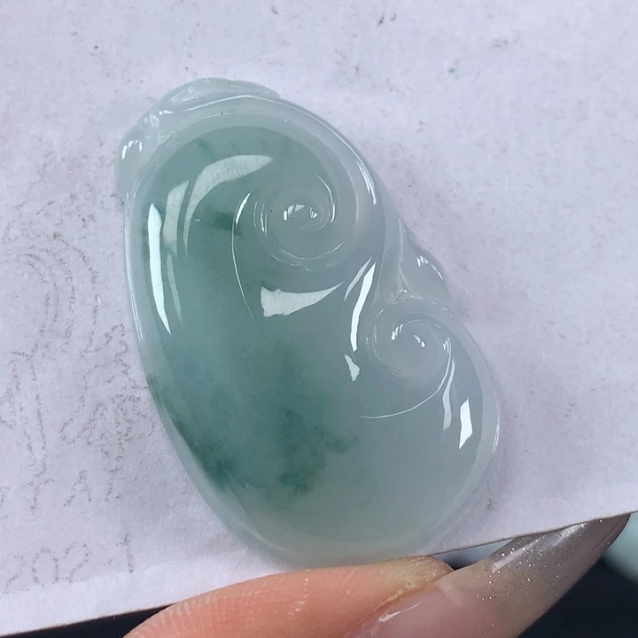 颈饰未镶嵌翡翠如意吊坠