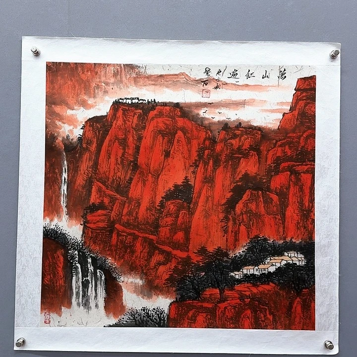 国画书法作品多次参加