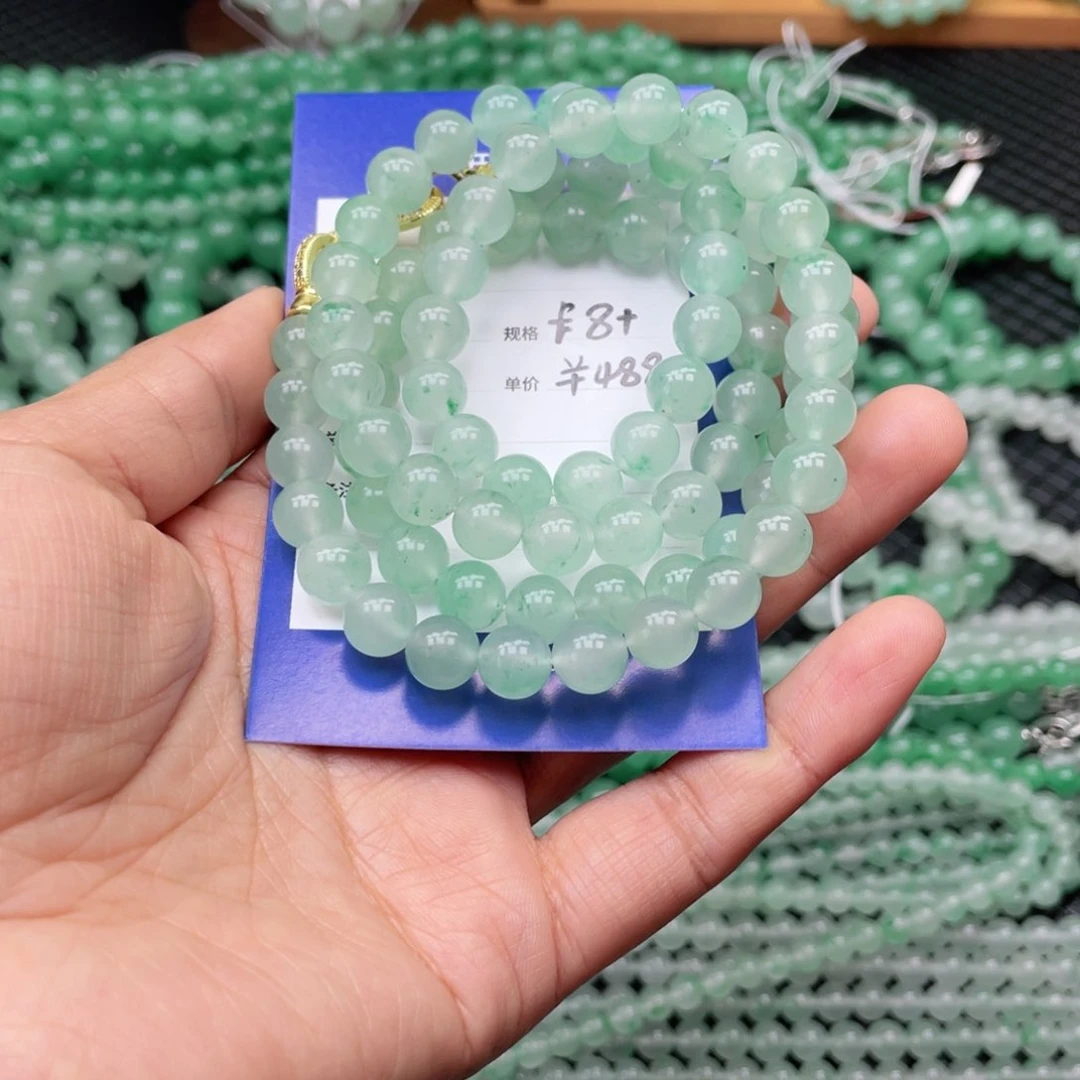 石英质玉手链未镶嵌我****天