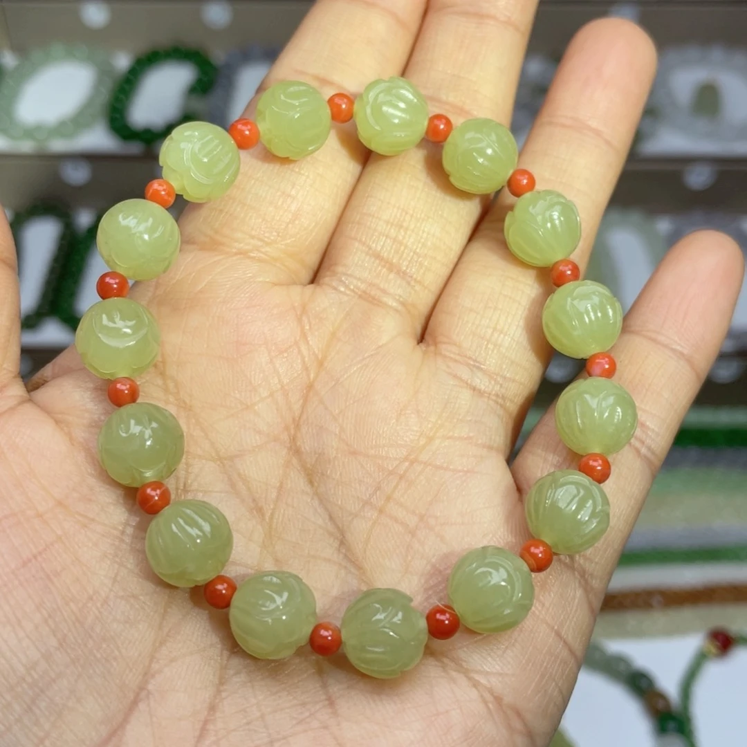 和田玉手链未镶嵌