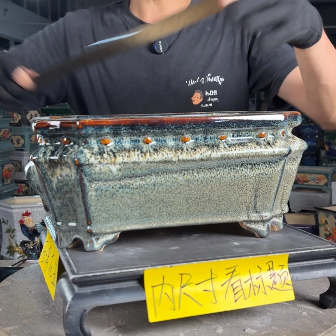 一风堂石湾花盆 内27*18*11