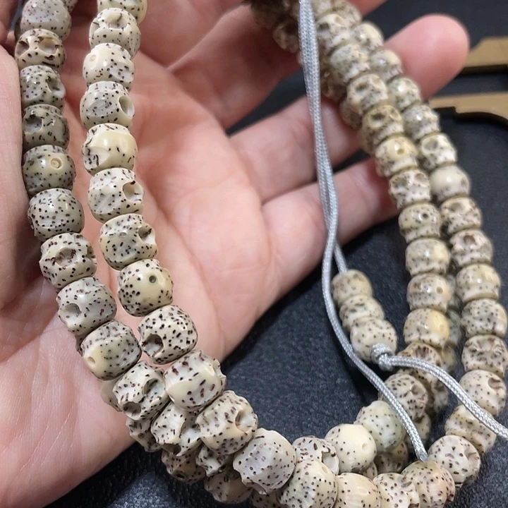 好***在星月菩提把件雕刻小骷髅120