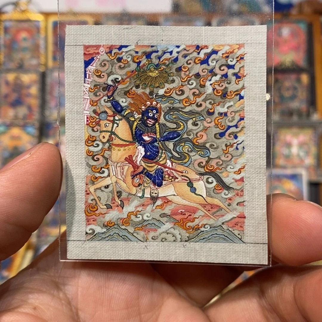 吊坠开播特惠吉祥天唐卡藏卡