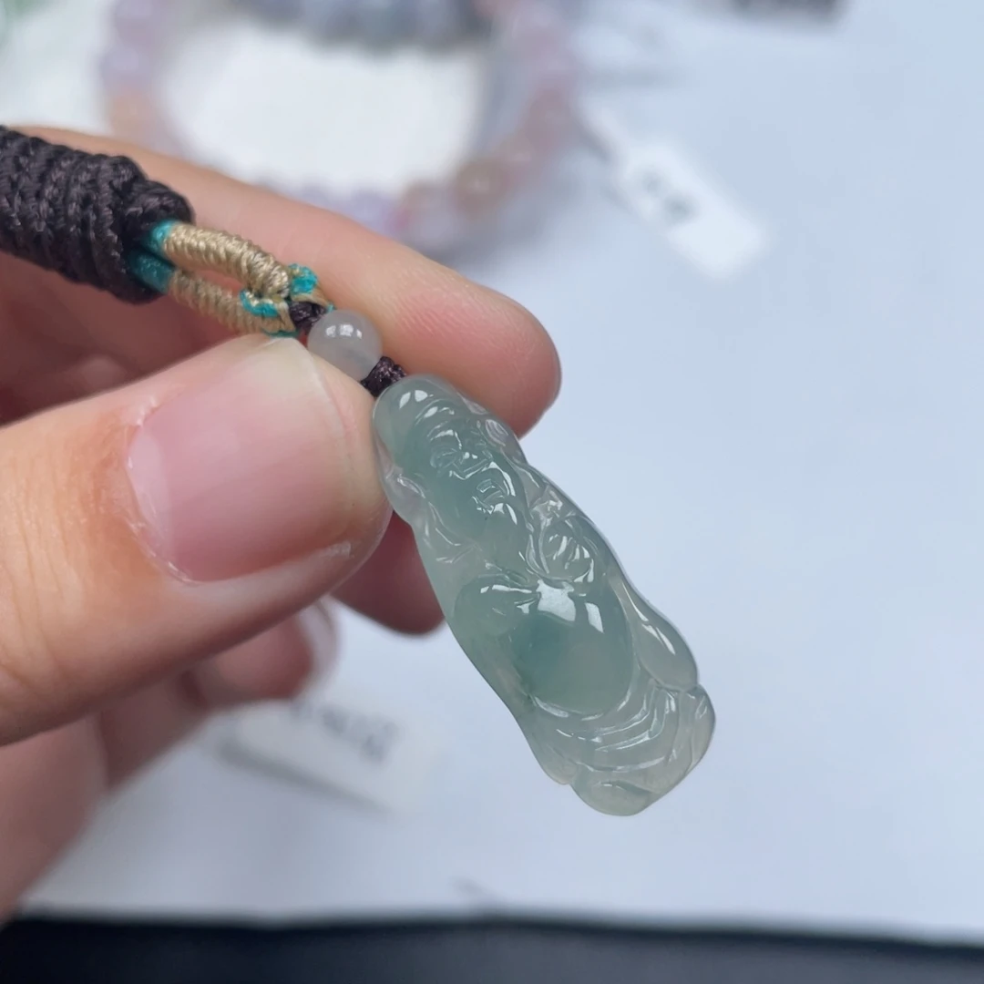 翡翠未镶嵌颈饰天然A货缅甸翡翠