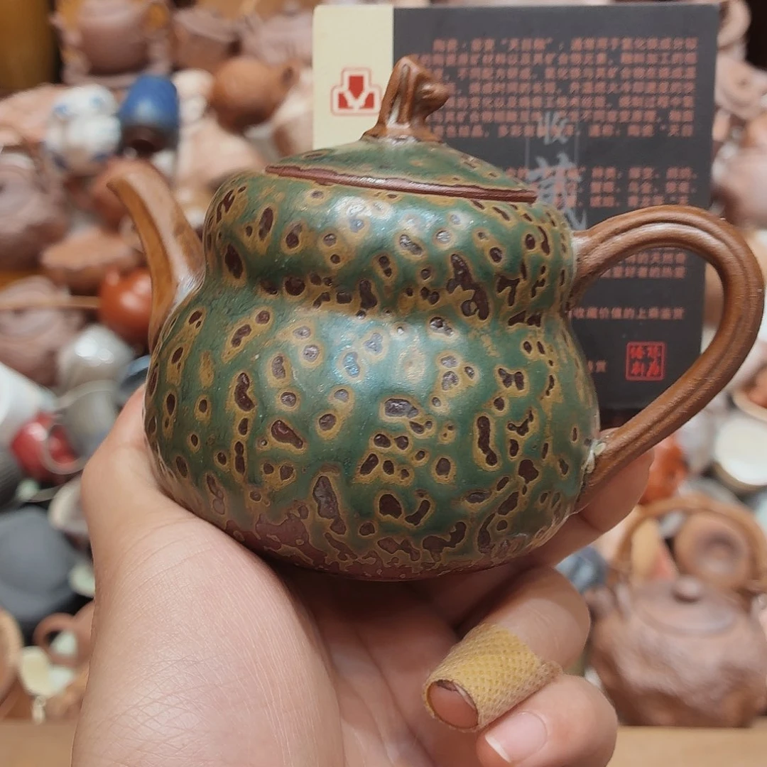 柴烧老岩泥高温茶器皿