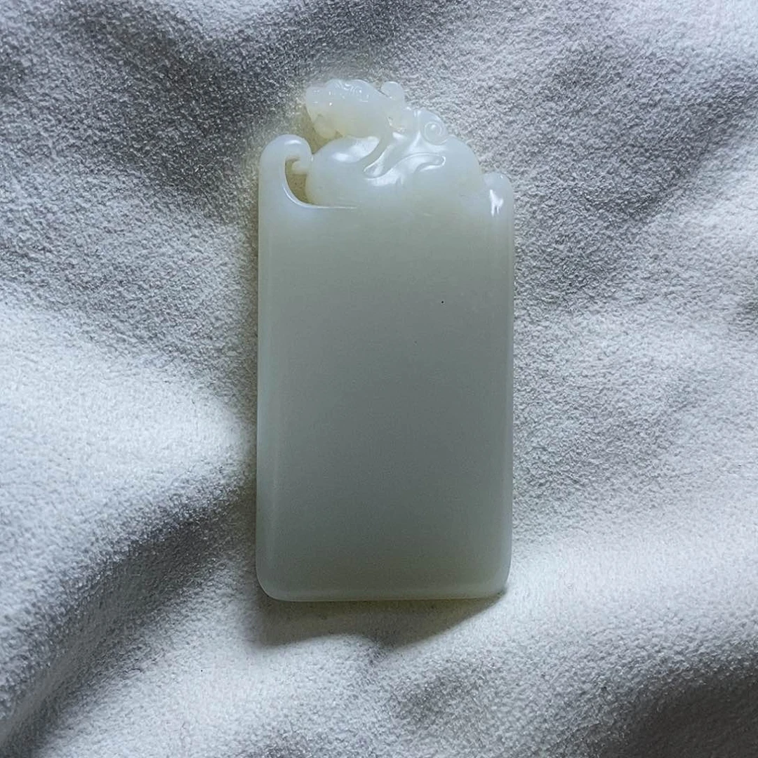 和田玉手链未镶嵌狼*