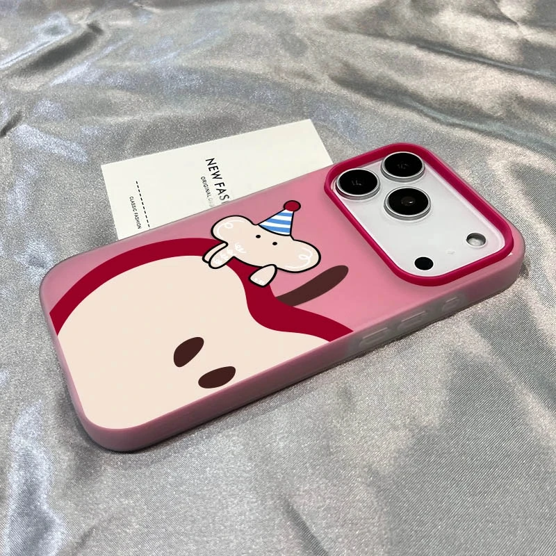 雅天立多巴胺苹果大象适用iPhone17promax果冻手机壳iPhone16软15