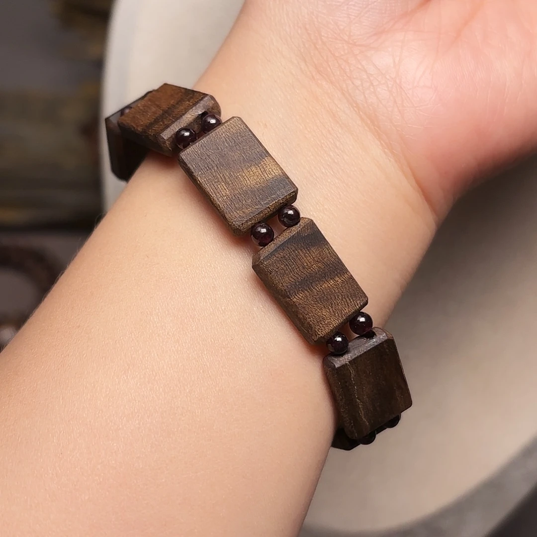 沉香手串越南芽庄紫棋楠小瘤疤手串