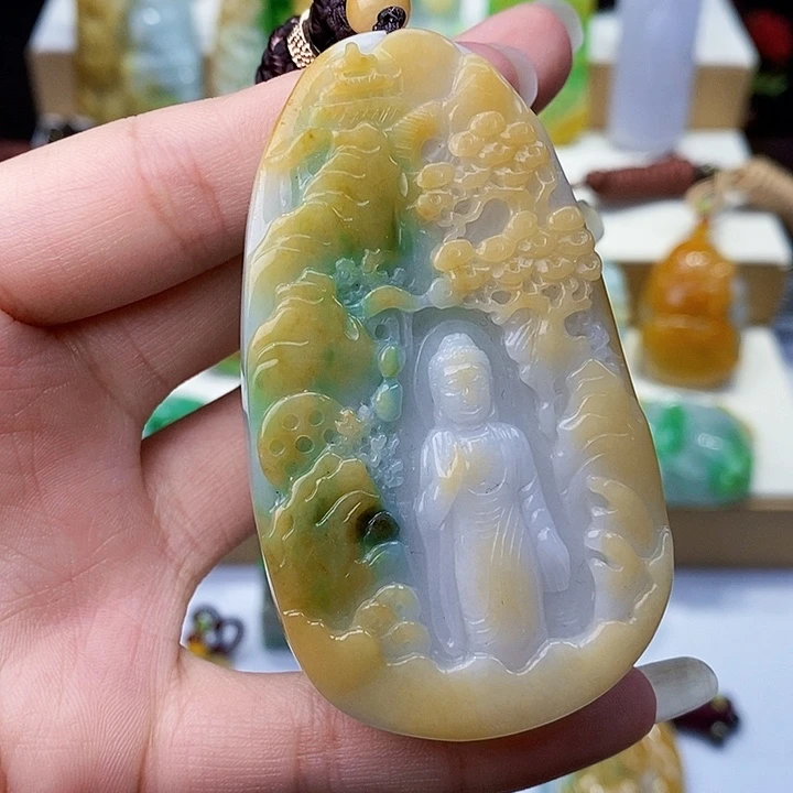 颈饰未镶嵌翡翠翡翠