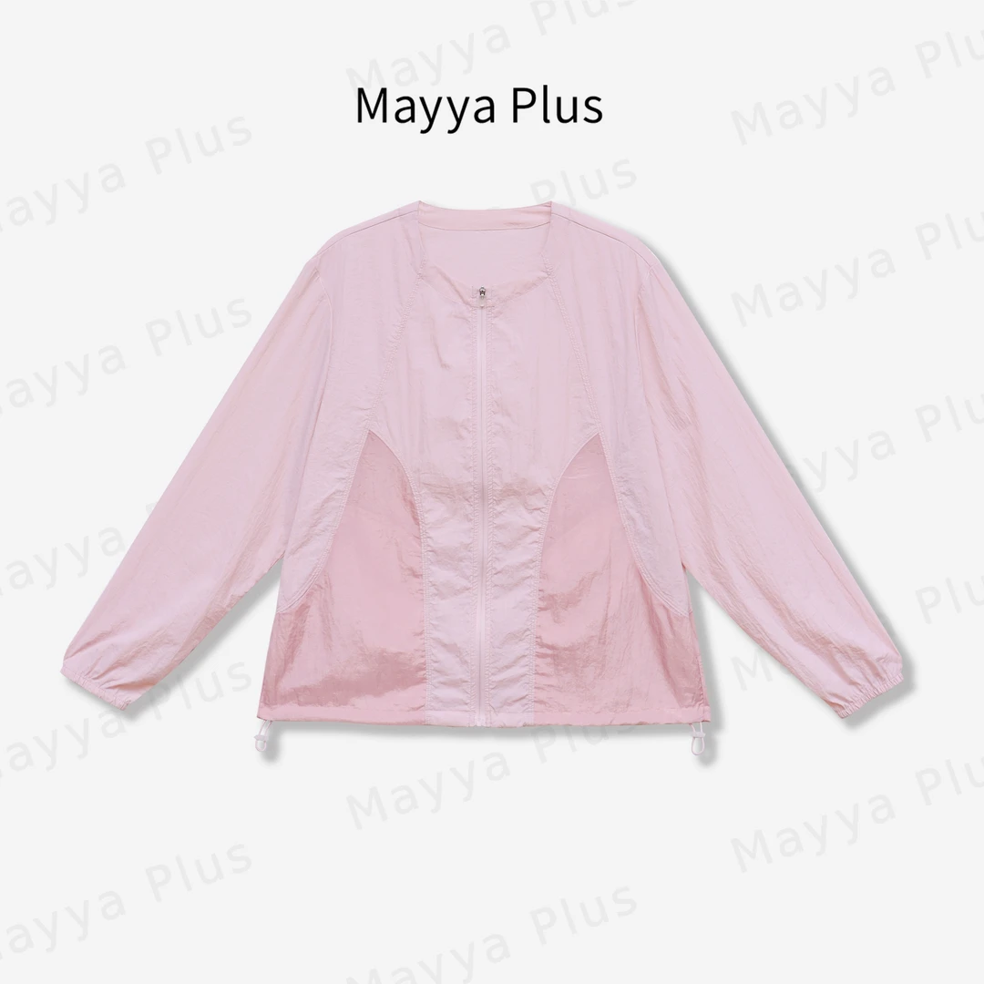【防晒一夏】Mayya Plus麦芽定制简约圆领防嗮外套长袖上衣32526798