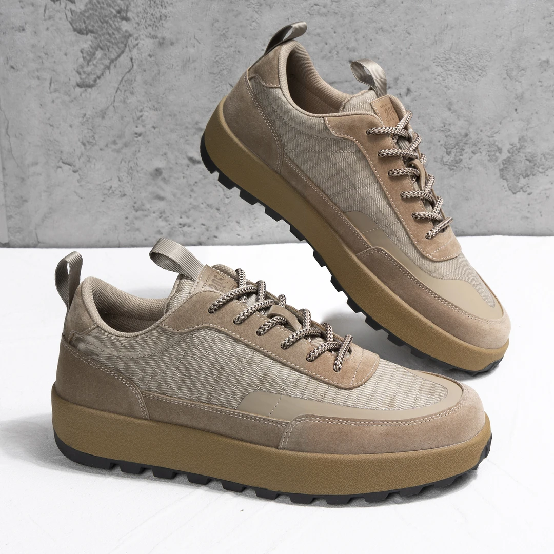 2025新款秋季阿甘鞋复古男鞋低帮时尚潮流休闲鞋透气厚底运动鞋