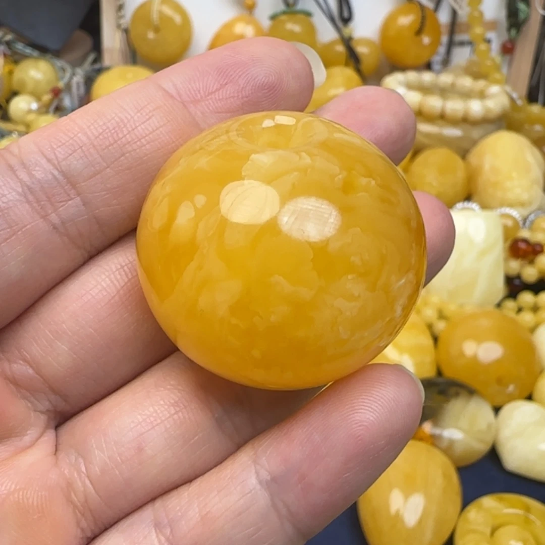 蜜蜡未镶嵌颈饰天然蜜蜡