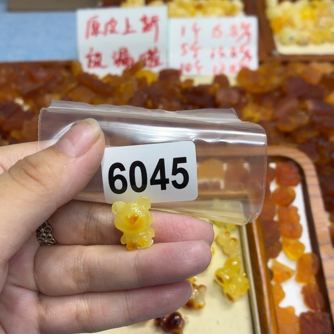 琥珀未镶嵌毛衣链