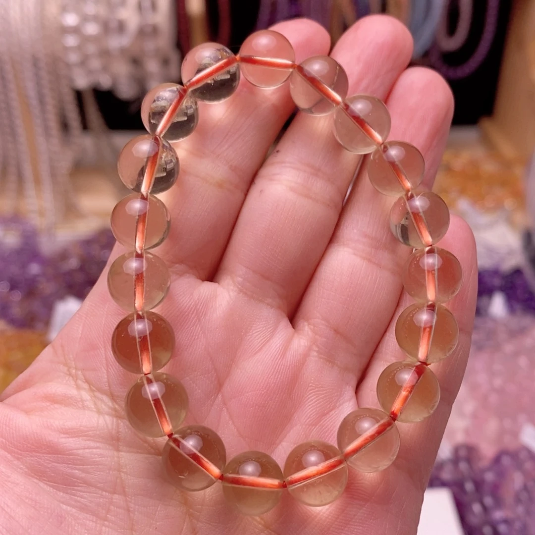 水晶手链未镶嵌黄水晶卡10