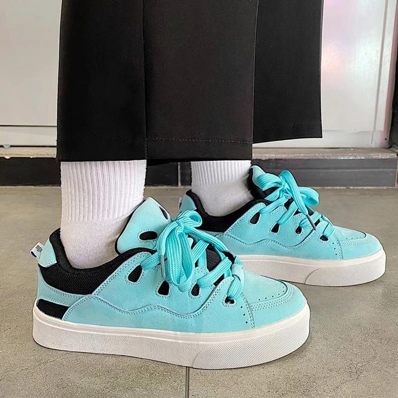 男鞋厚底增高低帮面包鞋子男款夏季百搭小众休闲运动滑板鞋潮