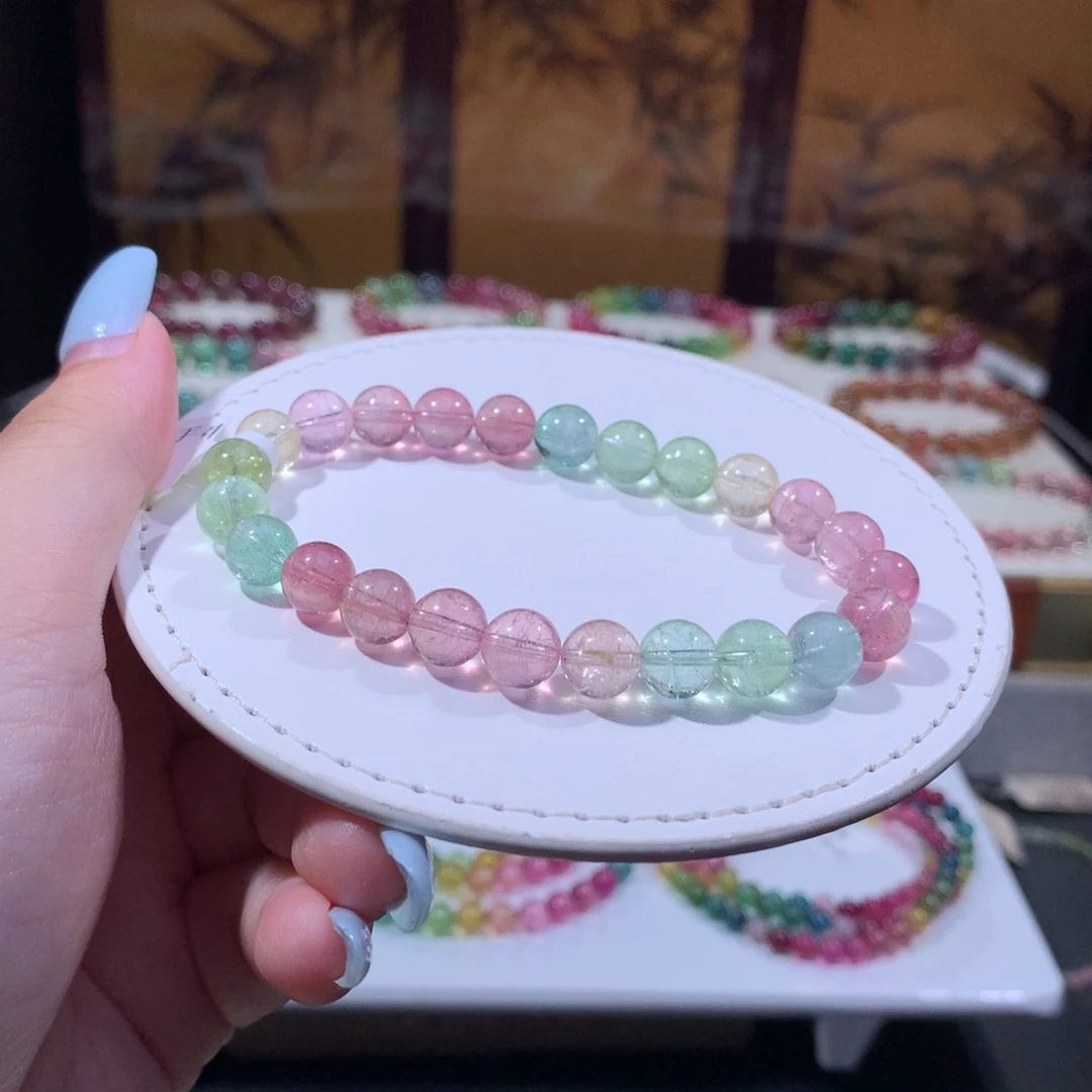 未镶嵌手链碧玺碧玺