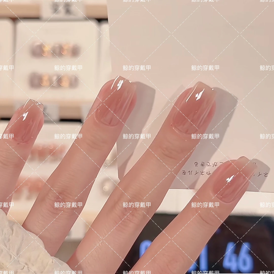 【小灯泡】手工穿戴甲10个甲片可重复使用Aa